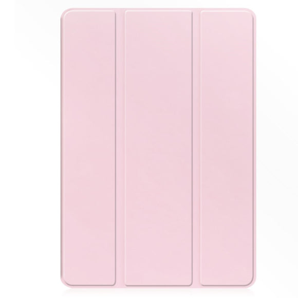 EIDERWOOD Samsung Galaxy Tab S10 FE+ (Plus) Tri-Fold Kunstlæder Cover m. Stylus Pen Holder - Lyserød