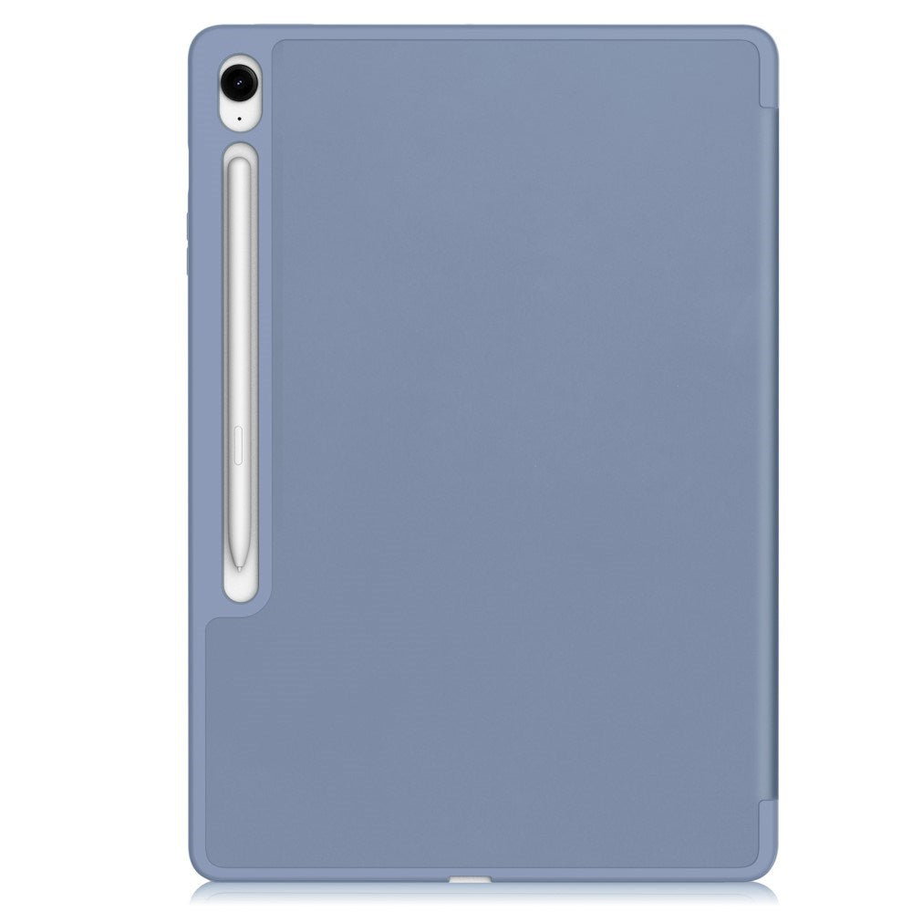 EIDERWOOD Samsung Galaxy Tab S10 FE+ (Plus) Tri-Fold Kunstlæder Cover m. Stylus Pen Holder - Lavendel