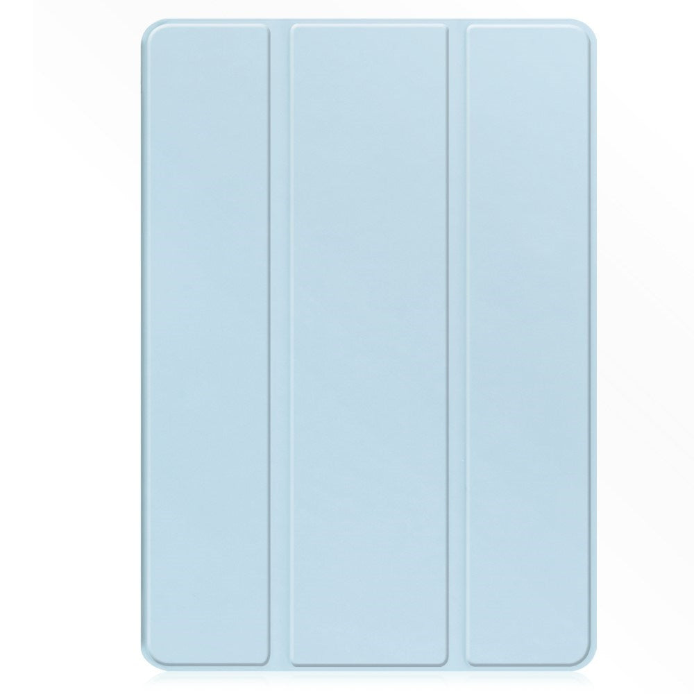 EIDERWOOD Samsung Galaxy Tab S10 FE+ (Plus) Tri-Fold Kunstlæder Cover m. Stylus Pen Holder - Lyseblå