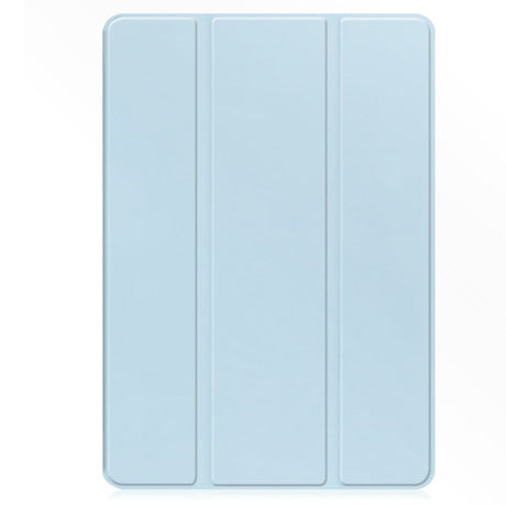 EIDERWOOD Samsung Galaxy Tab S10 FE+ (Plus) Tri-Fold Kunstlæder Cover m. Stylus Pen Holder - Lyseblå