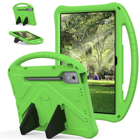 EIDERWOOD Lenovo Idea Tab Pro Anti-Drop Tablet Cover m. Håndtag og Stå Funktion - Grøn