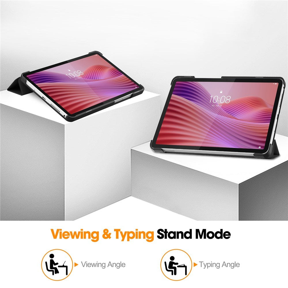 Lenovo Tab One 8.7" EIDERWOOD Kunstlæder Flip Cover - Sort