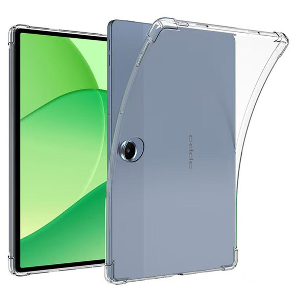 EIDERWOOD OnePlus Pad Lite Fleksibelt Plast Cover m. Stødabsorberende Hjørner - Gennemsigtig