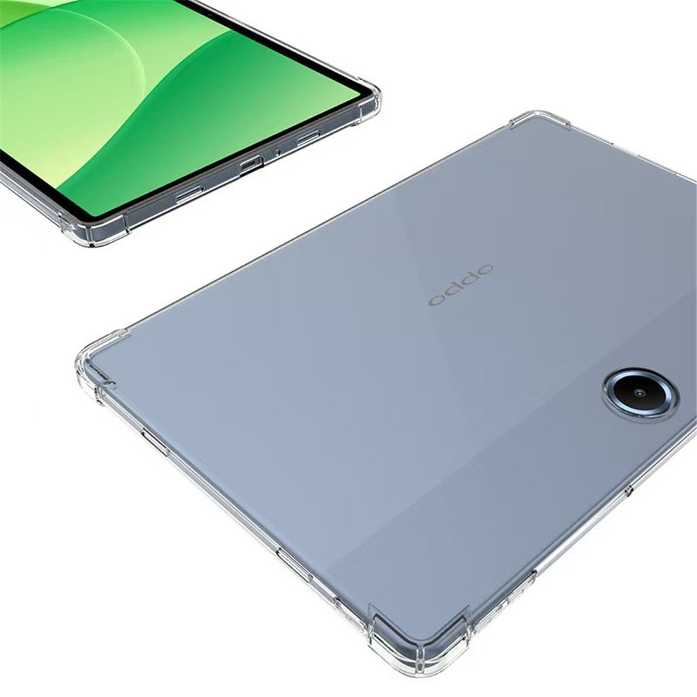 EIDERWOOD OnePlus Pad Lite Fleksibelt Plast Cover m. Stødabsorberende Hjørner - Gennemsigtig