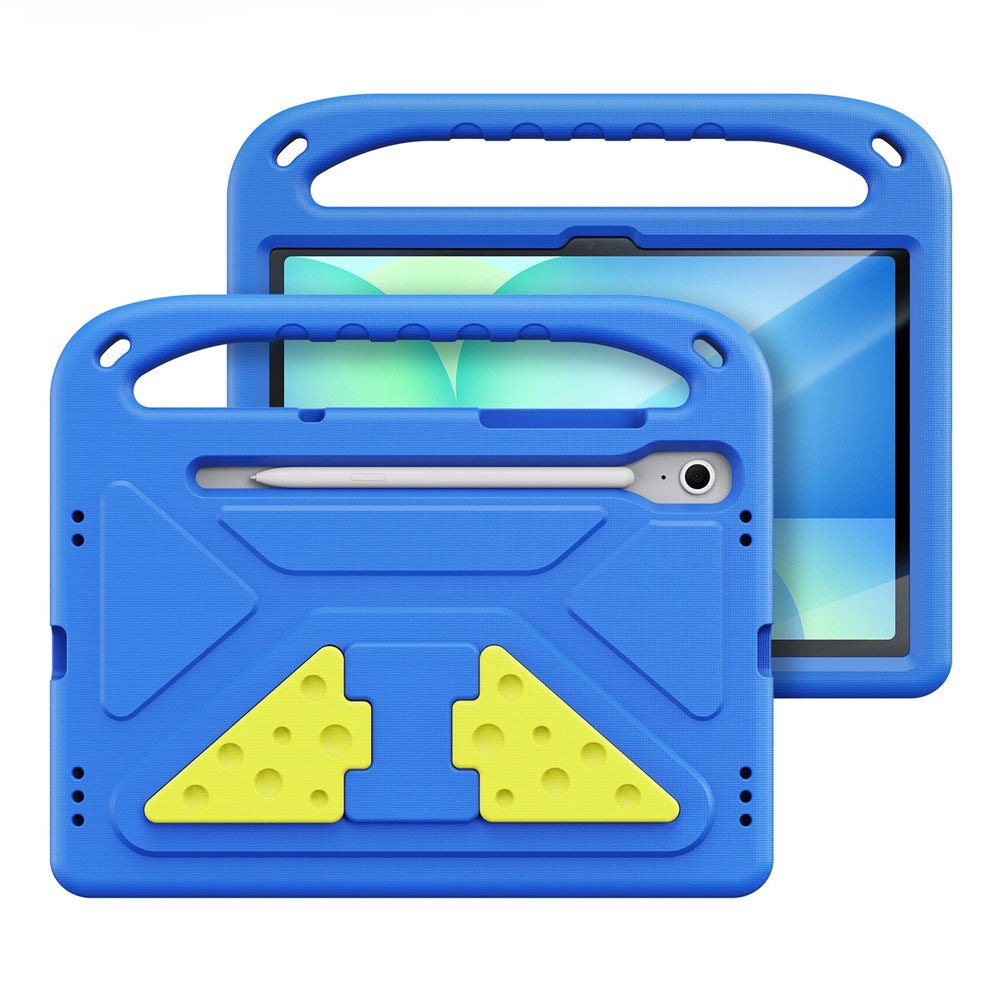 DUX DUCIS Samsung Galaxy Tab S10 Lite / S10 FE / S9 FE / S9 / S8 / S7 Børnecover m. Ståfunktion & Stylus Pen-Holder - Blå