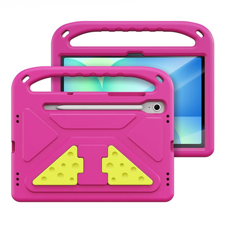 DUX DUCIS Samsung Galaxy Tab S10 Lite / S10 FE / S9 FE / S9 / S8 / S7 Børnecover m. Ståfunktion & Stylus Pen-Holder - Pink