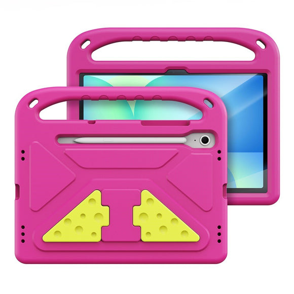 DUX DUCIS Samsung Galaxy Tab S10 Lite / S10 FE / S9 FE / S9 / S8 / S7 Børnecover m. Ståfunktion & Stylus Pen-Holder - Pink
