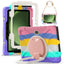 Samsung Galaxy Tab Active5 Pro / Active4 Pro EIDERWOOD Hybrid Plast Børne Cover m. Kickstand & Strop - Multi