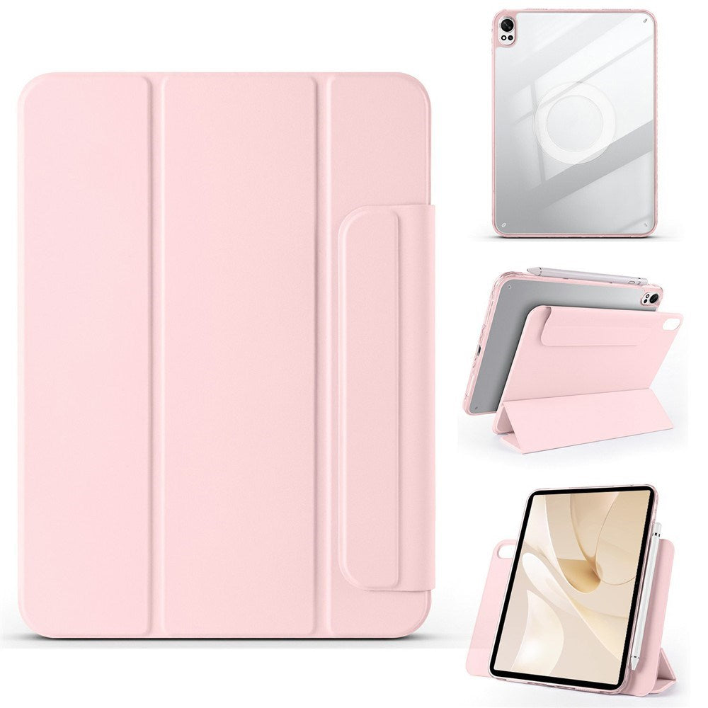 Huawei MatePad 12 X EIDERWOOD Magnetisk Flip Læder Cover m. Ståfunktion - Lyserød