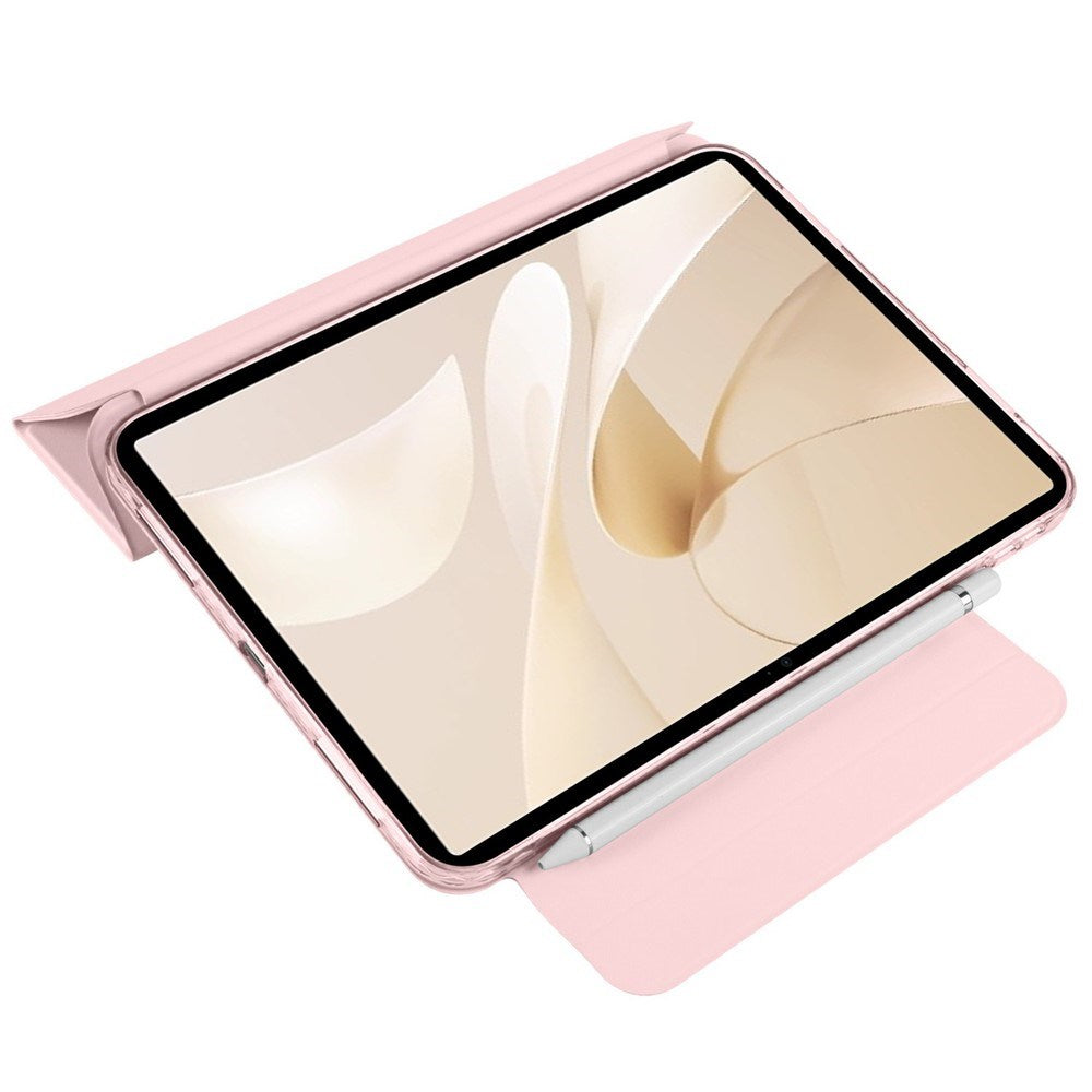 Huawei MatePad 12 X EIDERWOOD Magnetisk Flip Læder Cover m. Ståfunktion - Lyserød