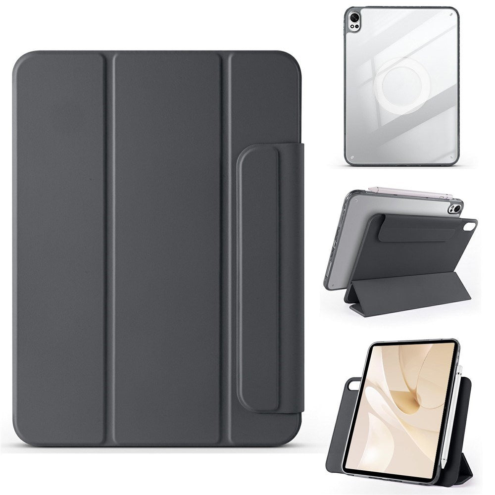 Huawei MatePad 12 X EIDERWOOD Magnetisk Flip Læder Cover m. Ståfunktion - Sort