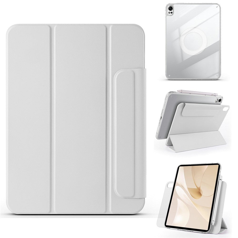 Huawei MatePad 12 X EIDERWOOD Magnetisk Flip Læder Cover m. Ståfunktion - Grå