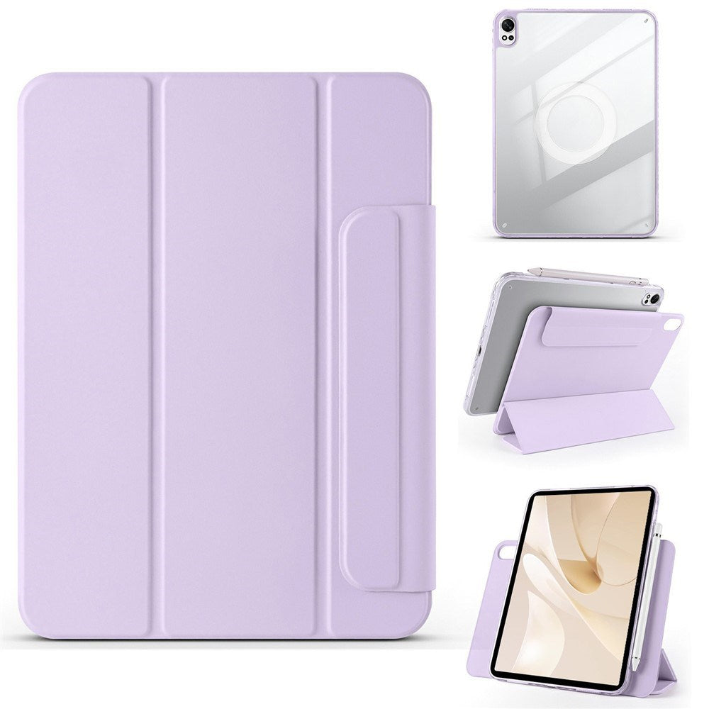 Huawei MatePad 12 X EIDERWOOD Magnetisk Flip Læder Cover m. Ståfunktion - Lilla