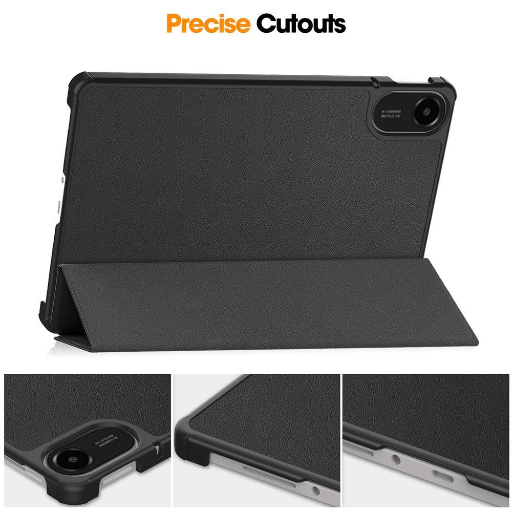 Xiaomi Redmi Pad 2 EIDERWOOD Kunstlæder Flip Cover - Sort