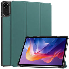 Xiaomi Redmi Pad 2 EIDERWOOD Kunstlæder Flip Cover - Grøn