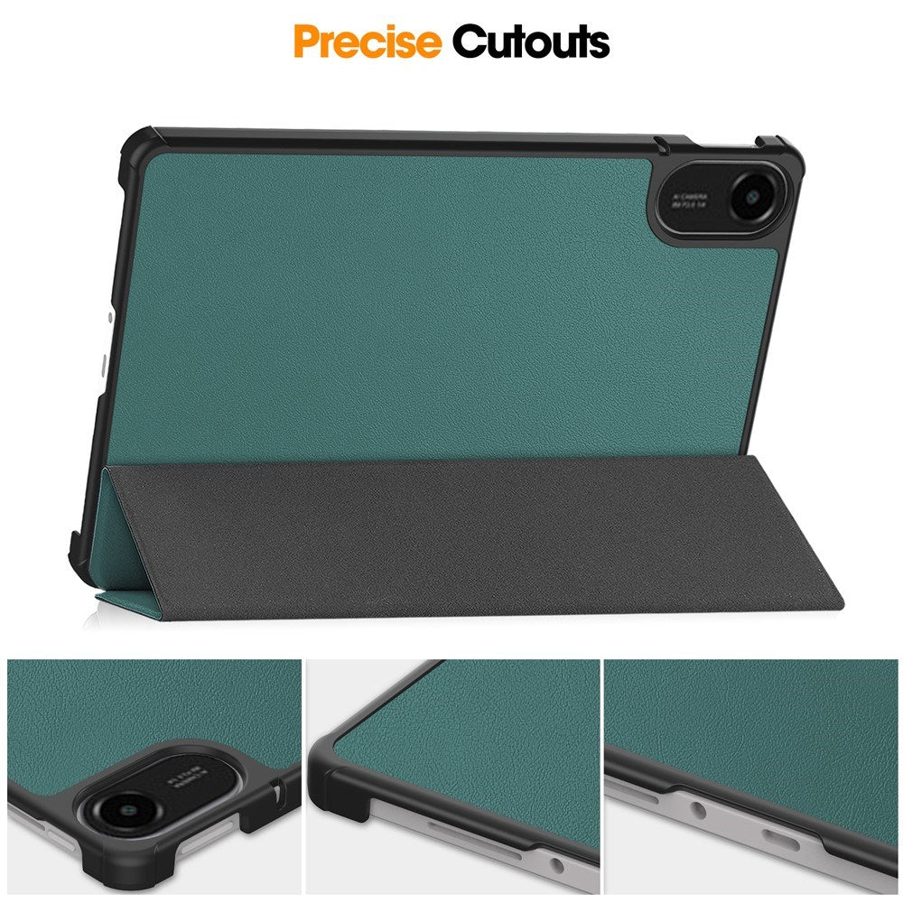 Xiaomi Redmi Pad 2 EIDERWOOD Kunstlæder Flip Cover - Grøn