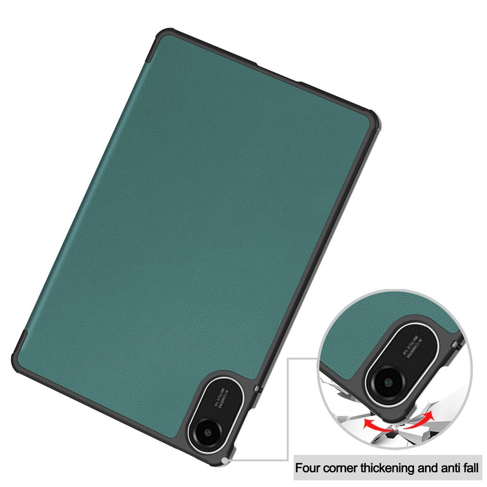 Xiaomi Redmi Pad 2 EIDERWOOD Kunstlæder Flip Cover - Grøn