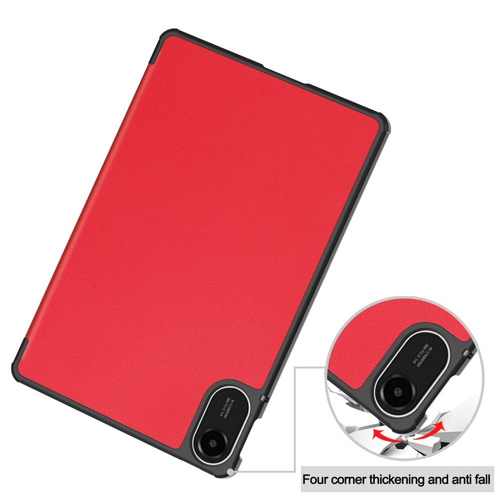 Xiaomi Redmi Pad 2 EIDERWOOD Kunstlæder Flip Cover - Rød