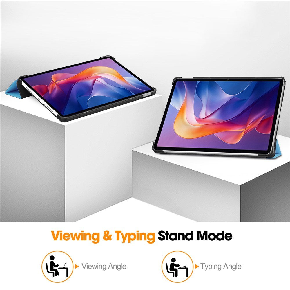 Xiaomi Redmi Pad 2 EIDERWOOD Kunstlæder Flip Cover - Lyseblå