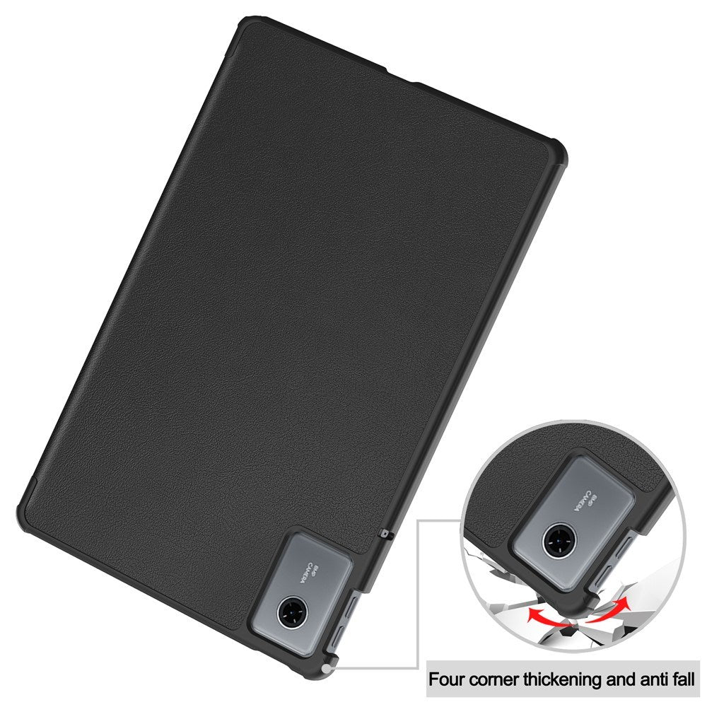 Lenovo Idea Tab 11 EIDERWOOD Kunstlæder Flip Cover - Sort