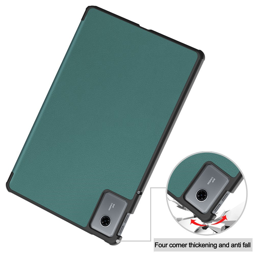 Lenovo Idea Tab 11 EIDERWOOD Kunstlæder Flip Cover - Grøn