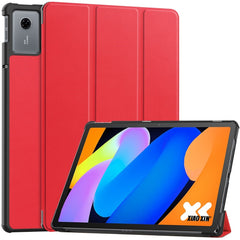 Lenovo Idea Tab 11 EIDERWOOD Kunstlæder Flip Cover - Rød
