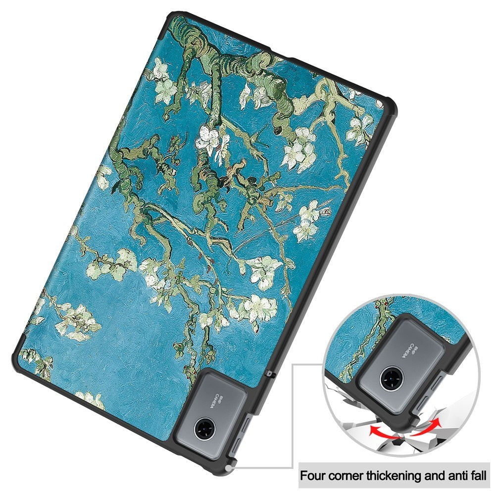 Lenovo Idea Tab 11 EIDERWOOD Kunstlæder Flip Cover m. Motiv - Blomster