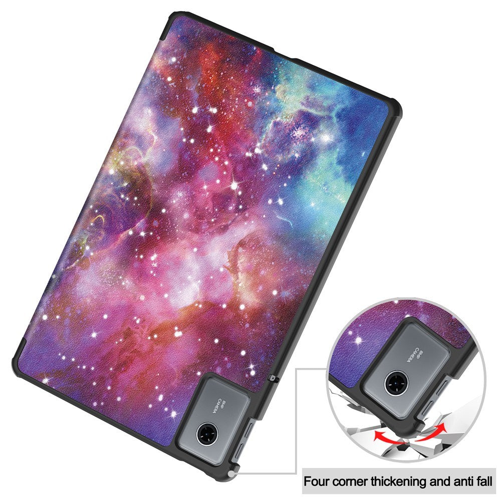 Lenovo Idea Tab 11 EIDERWOOD Kunstlæder Flip Cover m. Motiv - Galakse