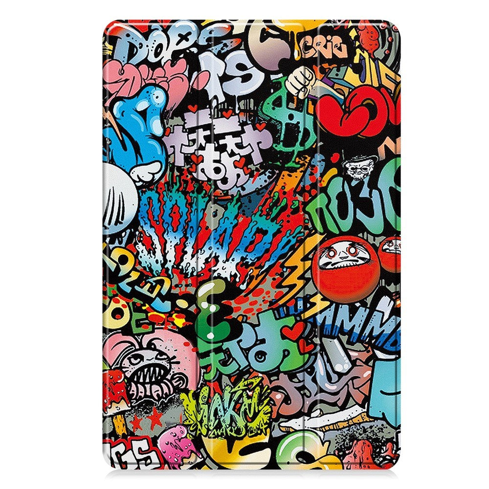 Lenovo Idea Tab 11 EIDERWOOD Kunstlæder Flip Cover m. Motiv - Graffiti