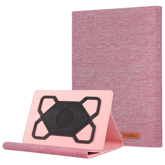 EIDERWOOD Universal Tablet Flip Cover m. Ståfunktion - 13.5 x 21.5 cm - Lyserød