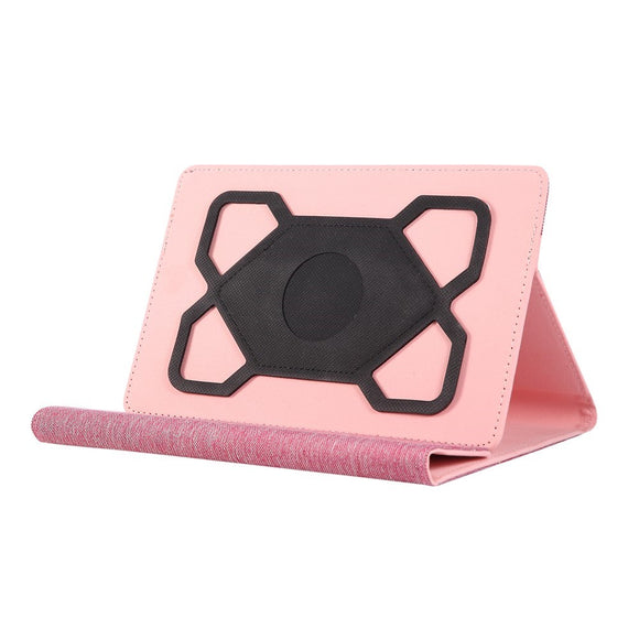 EIDERWOOD Universal Tablet Flip Cover m. Ståfunktion - 13.5 x 21.5 cm - Lyserød