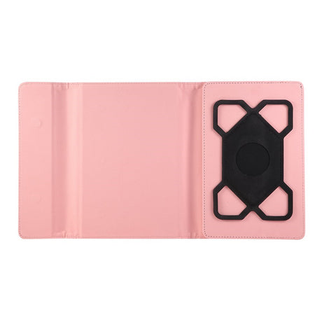 EIDERWOOD Universal Tablet Flip Cover m. Ståfunktion - 13.5 x 21.5 cm - Lyserød