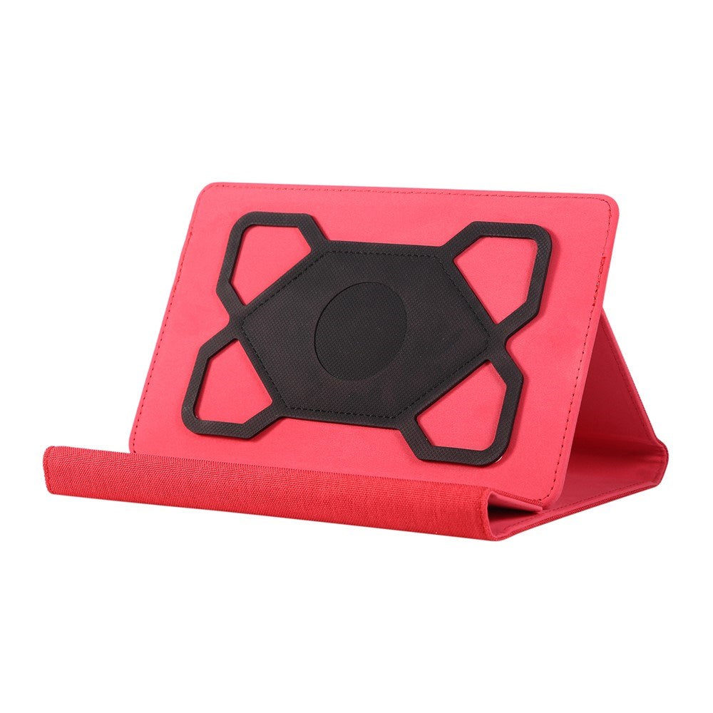 EIDERWOOD Universal Tablet Flip Cover m. Ståfunktion - 13.5 x 21.5 cm - Rød