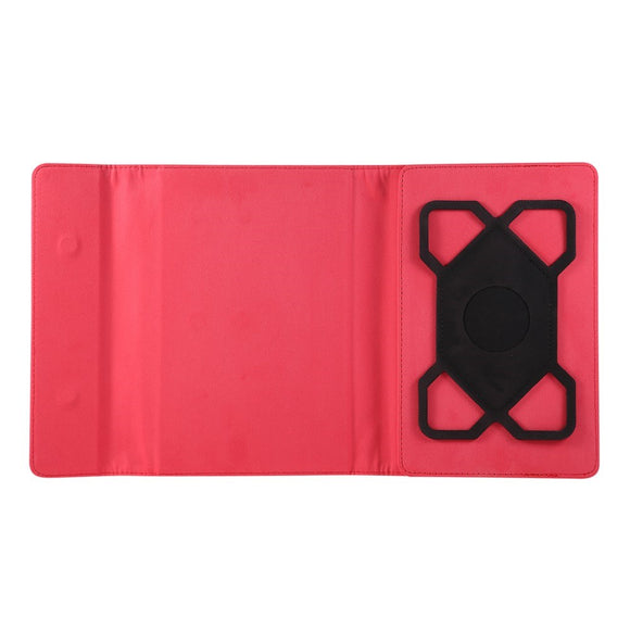 EIDERWOOD Universal Tablet Flip Cover m. Ståfunktion - 13.5 x 21.5 cm - Rød