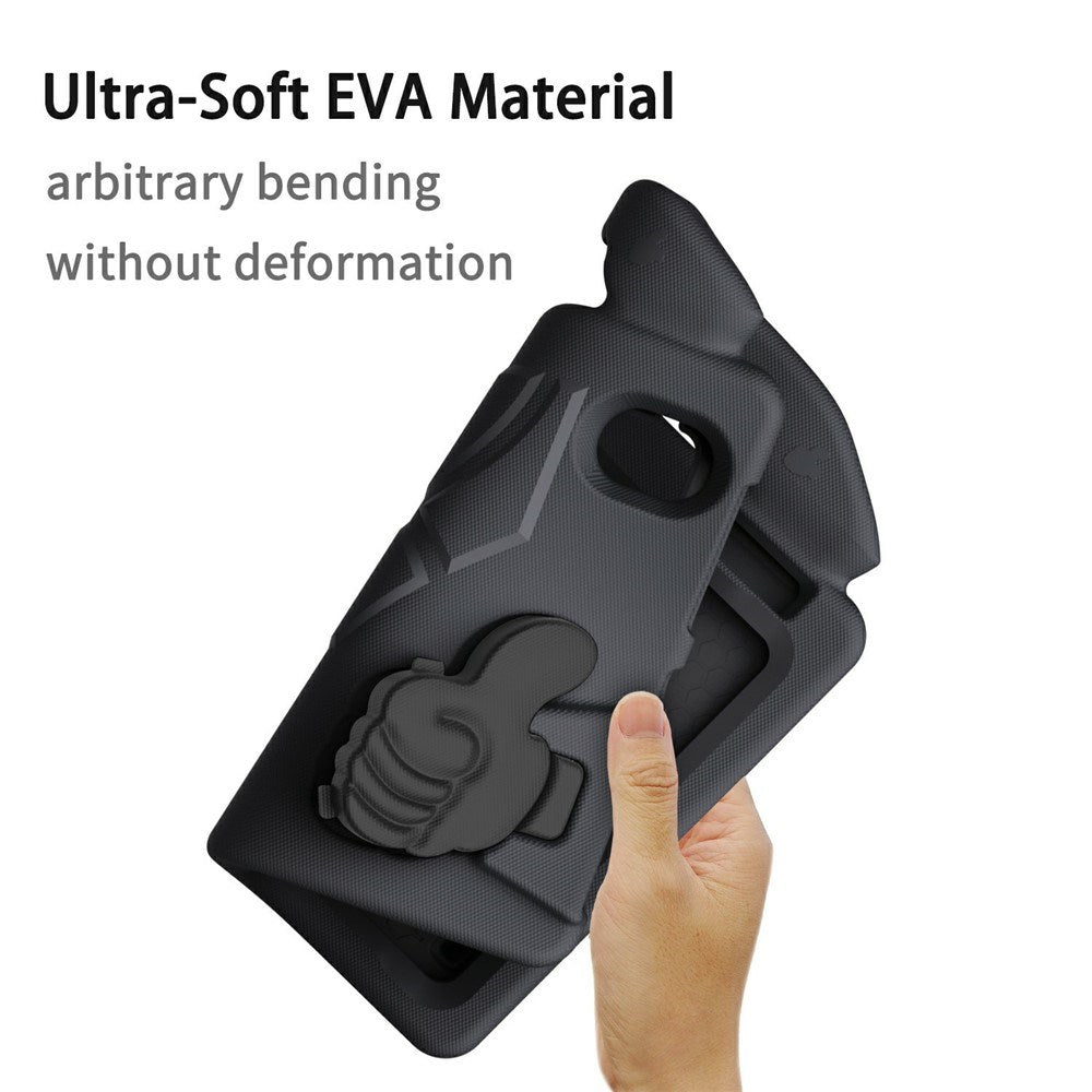 EIDERWOOD iPad Mini (2024 / 2021) Børne Cover m. Thumb Kickstand - Sort