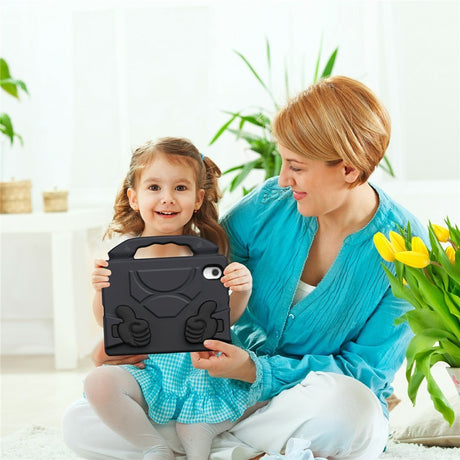 EIDERWOOD iPad Mini (2024 / 2021) Børne Cover m. Thumb Kickstand - Sort