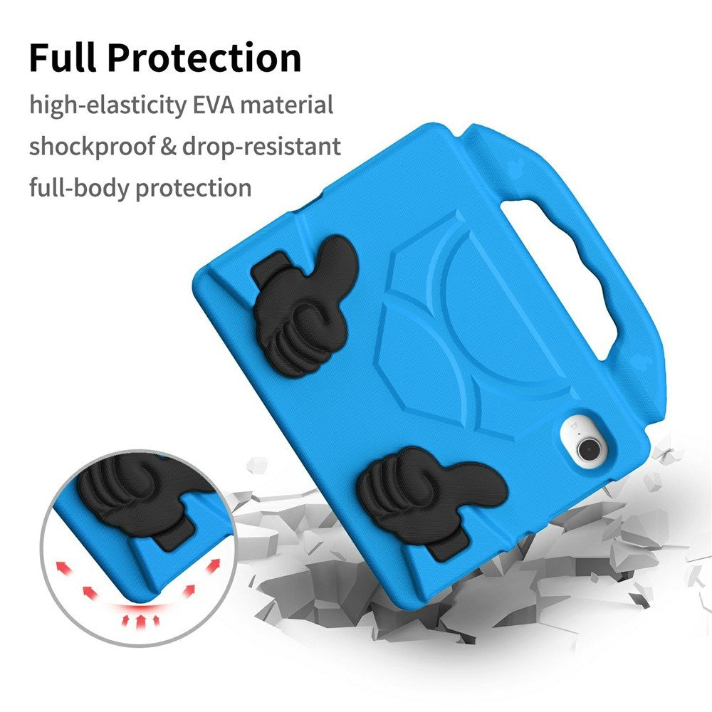 EIDERWOOD iPad Mini (2024 / 2021) Børne Cover m. Thumb Kickstand - Blå