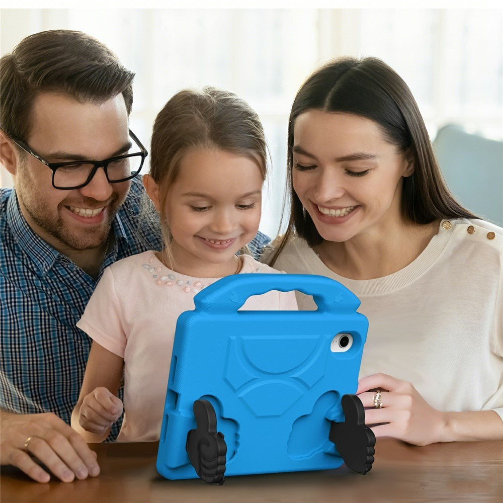 EIDERWOOD iPad Mini (2024 / 2021) Børne Cover m. Thumb Kickstand - Blå
