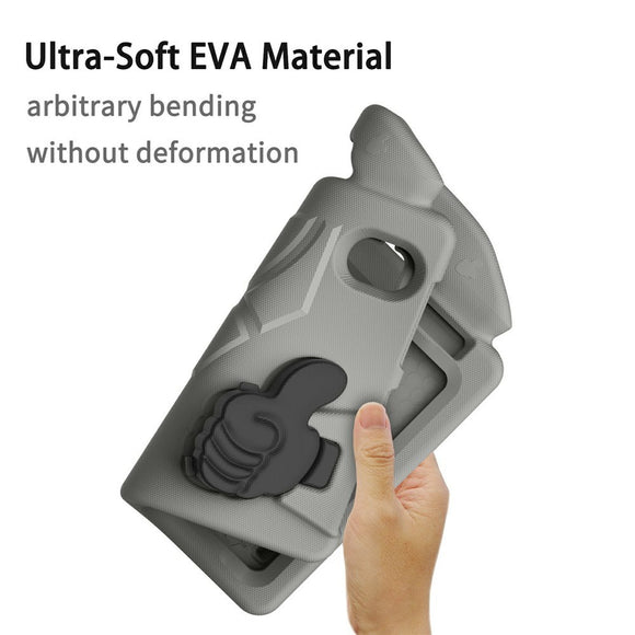 EIDERWOOD iPad Mini (2024 / 2021) Børne Cover m. Thumb Kickstand - Grå