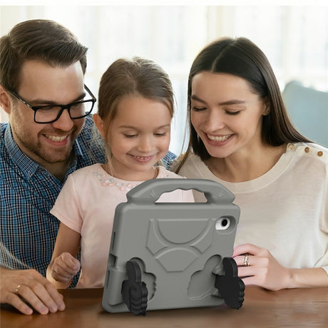 EIDERWOOD iPad Mini (2024 / 2021) Børne Cover m. Thumb Kickstand - Grå