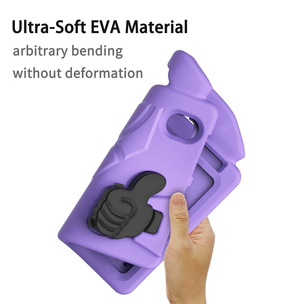 EIDERWOOD iPad Mini (2024 / 2021) Børne Cover m. Thumb Kickstand - Lilla