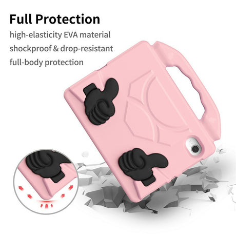 EIDERWOOD iPad Mini (2024 / 2021) Børne Cover m. Thumb Kickstand - Lyserød