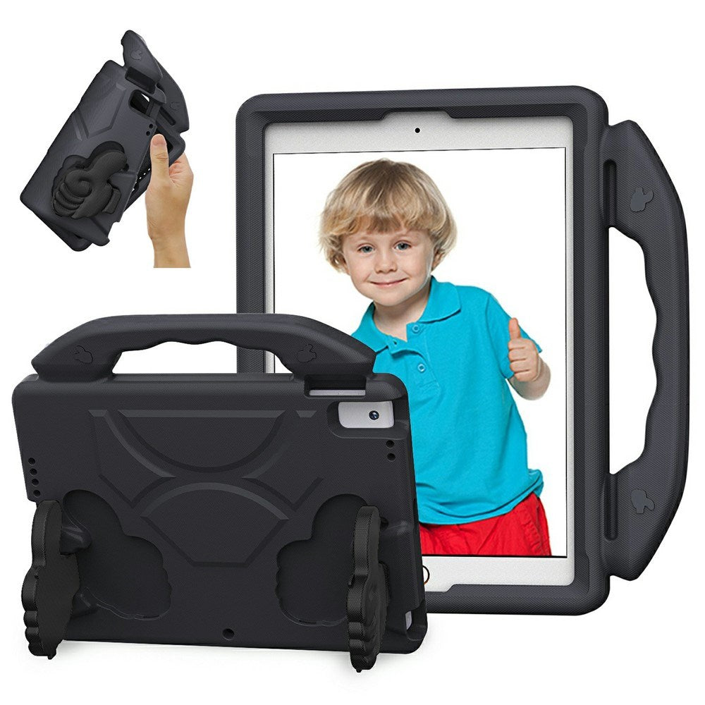 EIDERWOOD iPad 10.2" (2021 / 2020 / 2019) / Air (2019) Børne Cover m. Thumb Kickstand - Sort