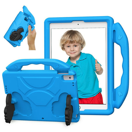 EIDERWOOD iPad 10.2" (2021 / 2020 / 2019) / Air (2019) Børne Cover m. Thumb Kickstand - Blå