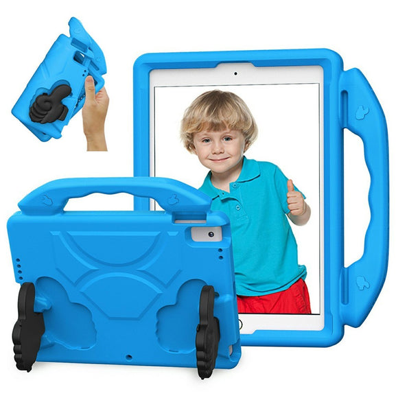 EIDERWOOD iPad 10.2" (2021 / 2020 / 2019) / Air (2019) Børne Cover m. Thumb Kickstand - Blå