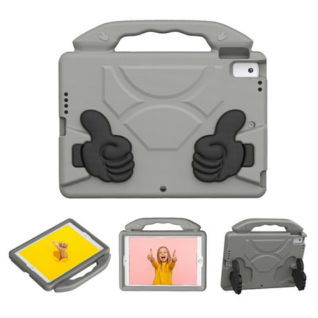 EIDERWOOD iPad 10.2" (2021 / 2020 / 2019) / Air (2019) Børne Cover m. Thumb Kickstand - Grå