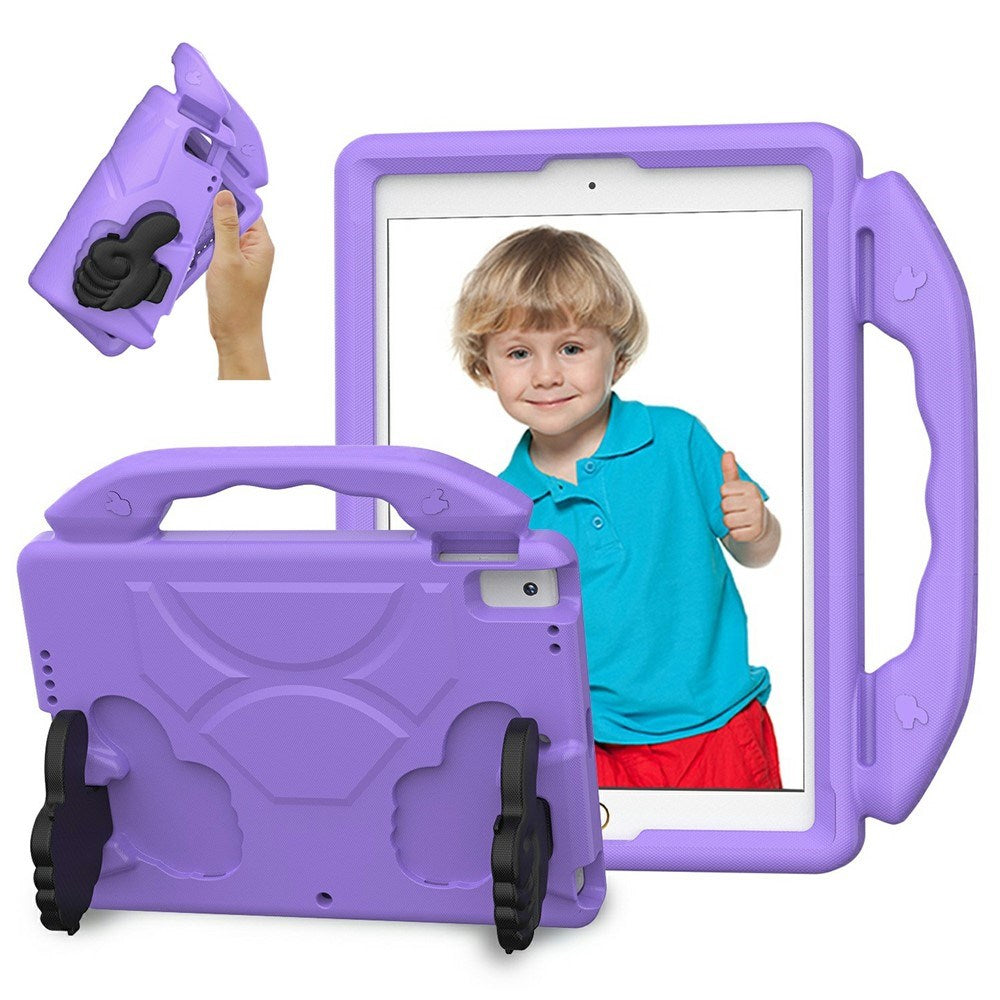 EIDERWOOD iPad 10.2" (2021 / 2020 / 2019) / Air (2019) Børne Cover m. Thumb Kickstand - Lilla