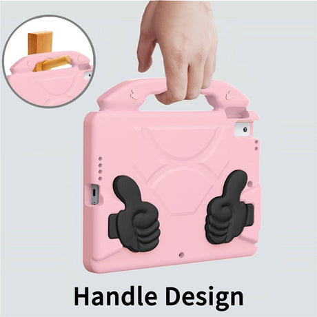 EIDERWOOD iPad 10.2" (2021 / 2020 / 2019) / Air (2019) Børne Cover m. Thumb Kickstand - Lyserød