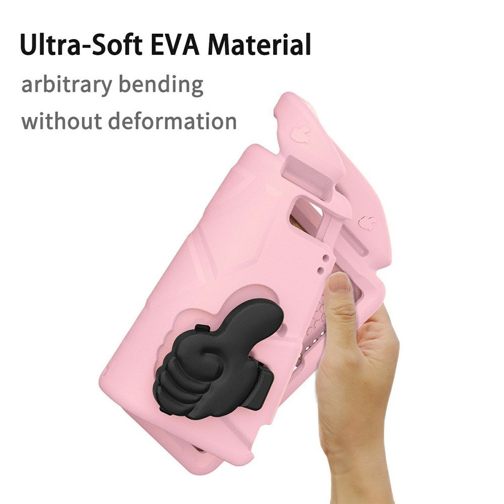 EIDERWOOD iPad 10.2" (2021 / 2020 / 2019) / Air (2019) Børne Cover m. Thumb Kickstand - Lyserød