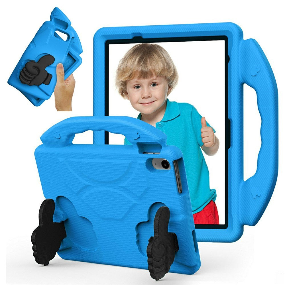 EIDERWOOD iPad Air 11" (2026 / 2025 / 2024) Børne Cover m. Thumb Kickstand - Blå